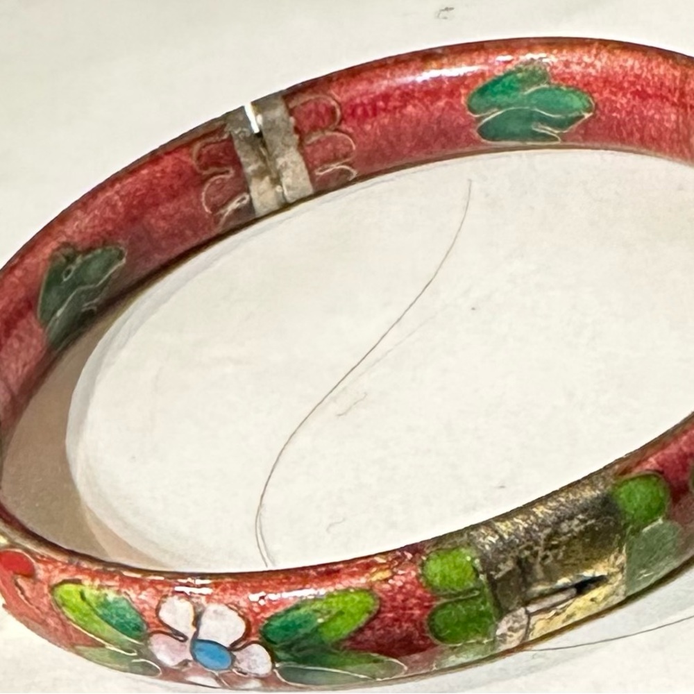 Oh beautiful, vintage cloisonné bracelet